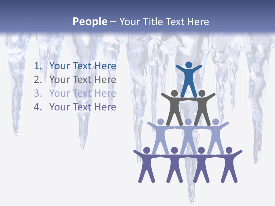 Sharp Nature Frost PowerPoint Template