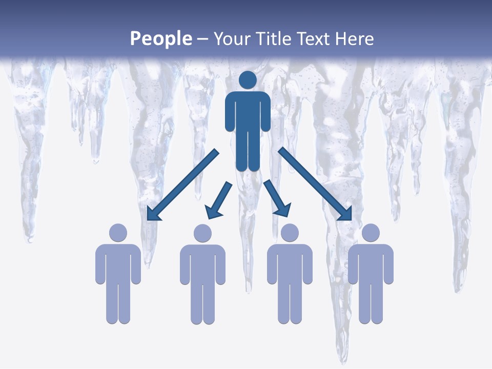 Sharp Nature Frost PowerPoint Template