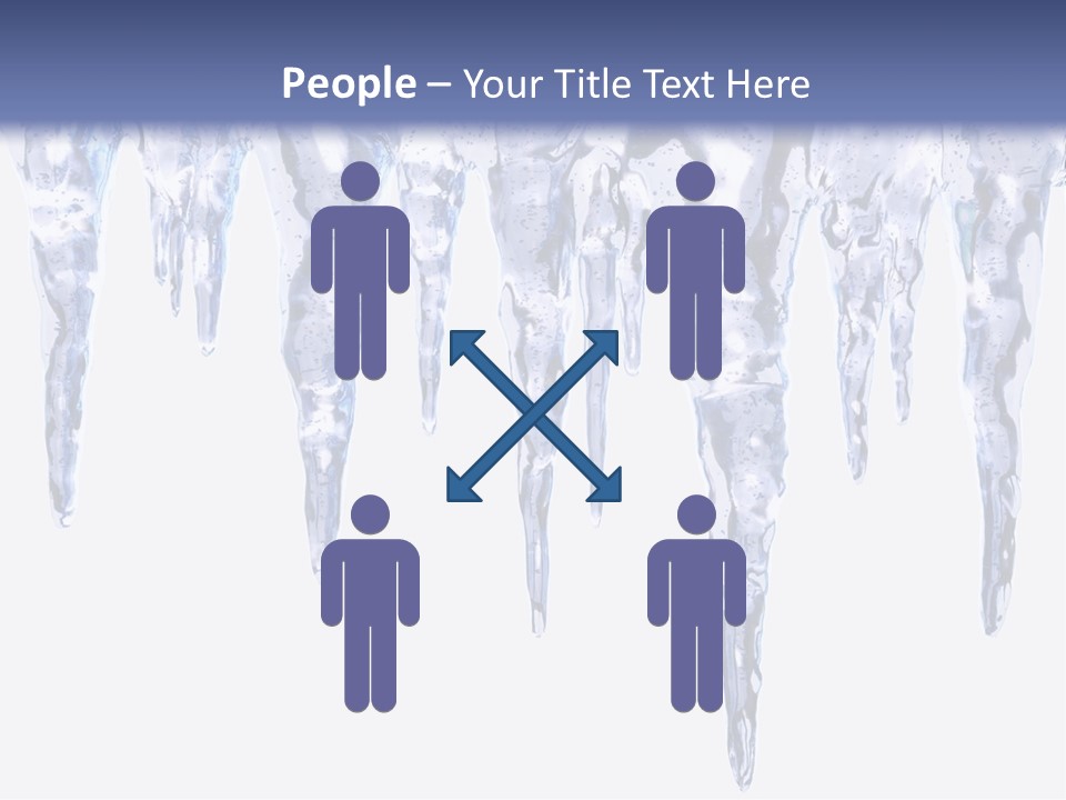 Sharp Nature Frost PowerPoint Template