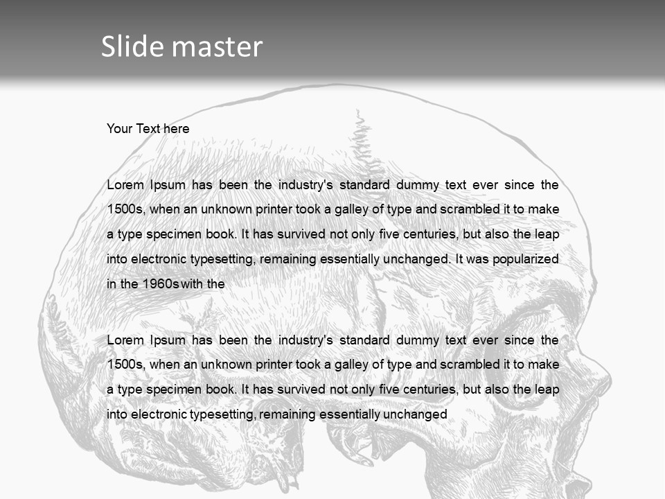 Evolution Set Substructure PowerPoint Template