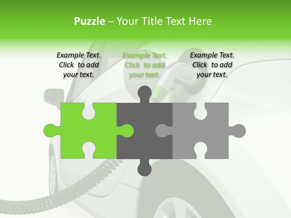 Transport Ecologically Electric PowerPoint Template