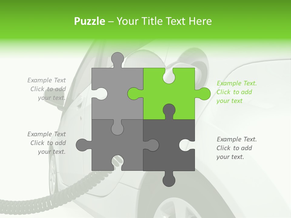 Transport Ecologically Electric PowerPoint Template