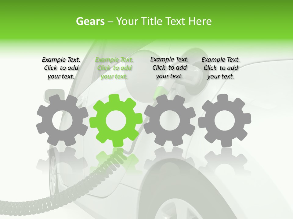 Transport Ecologically Electric PowerPoint Template