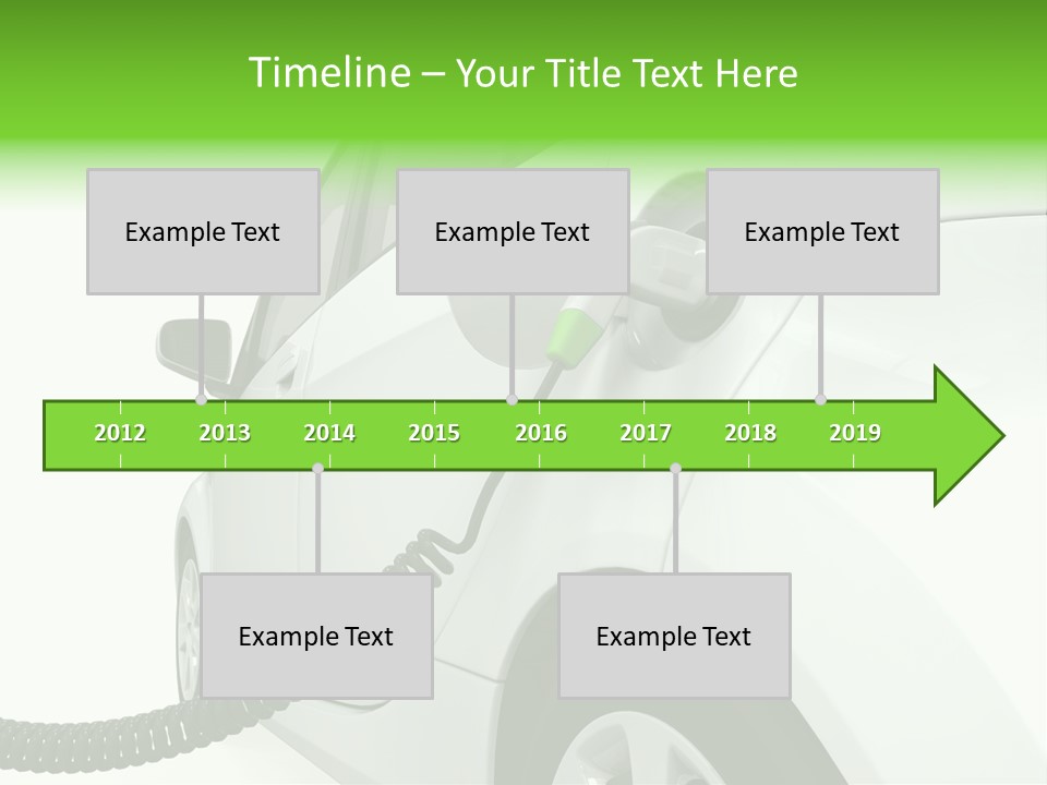 Transport Ecologically Electric PowerPoint Template