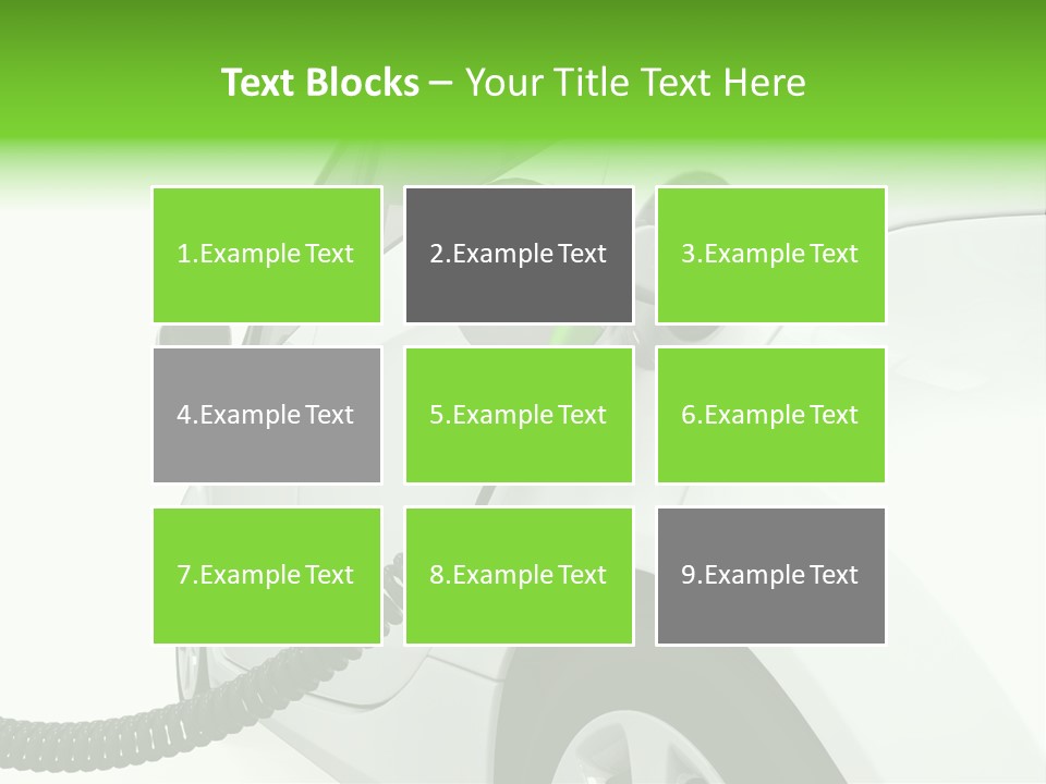 Transport Ecologically Electric PowerPoint Template
