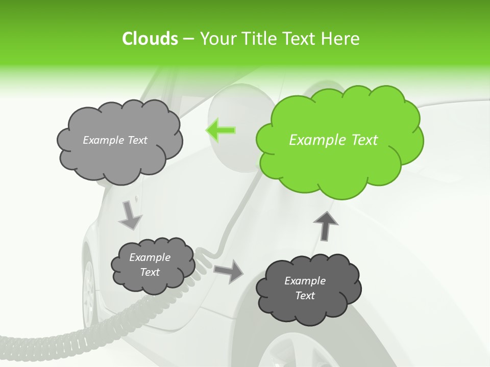 Transport Ecologically Electric PowerPoint Template