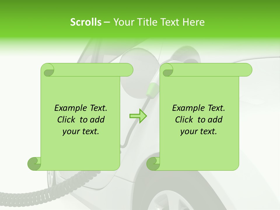 Transport Ecologically Electric PowerPoint Template