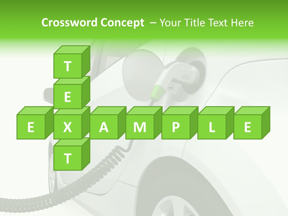Transport Ecologically Electric PowerPoint Template