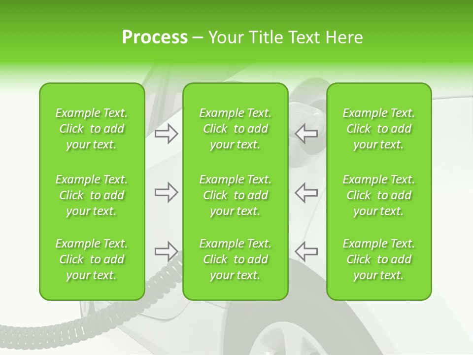 Transport Ecologically Electric PowerPoint Template