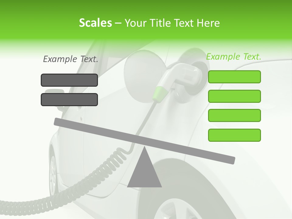 Transport Ecologically Electric PowerPoint Template