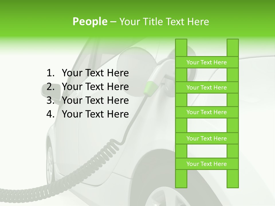 Transport Ecologically Electric PowerPoint Template
