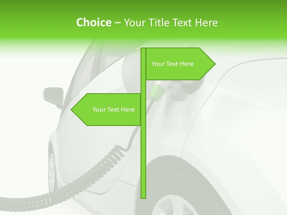 Transport Ecologically Electric PowerPoint Template