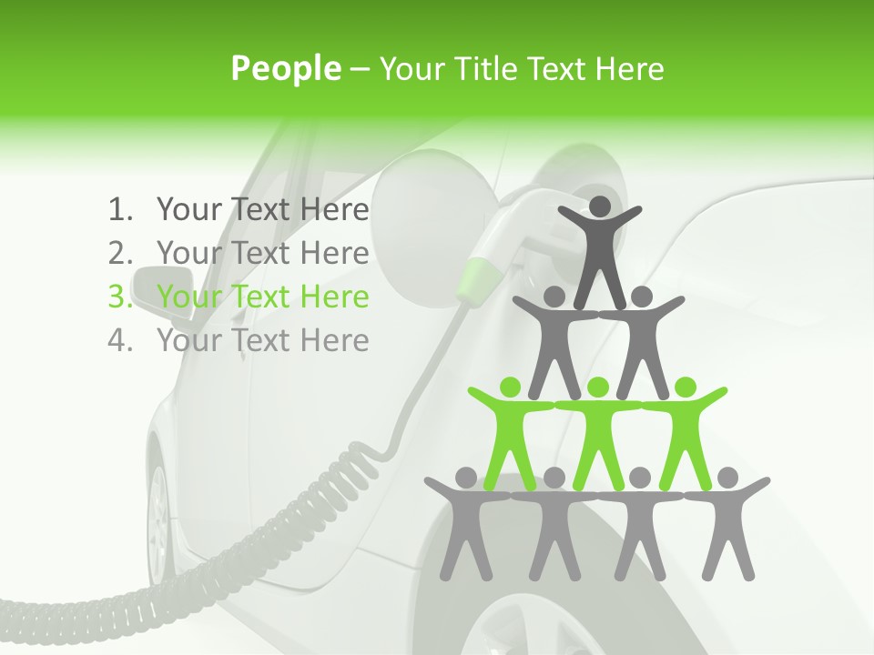 Transport Ecologically Electric PowerPoint Template