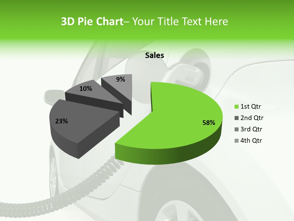 Transport Ecologically Electric PowerPoint Template