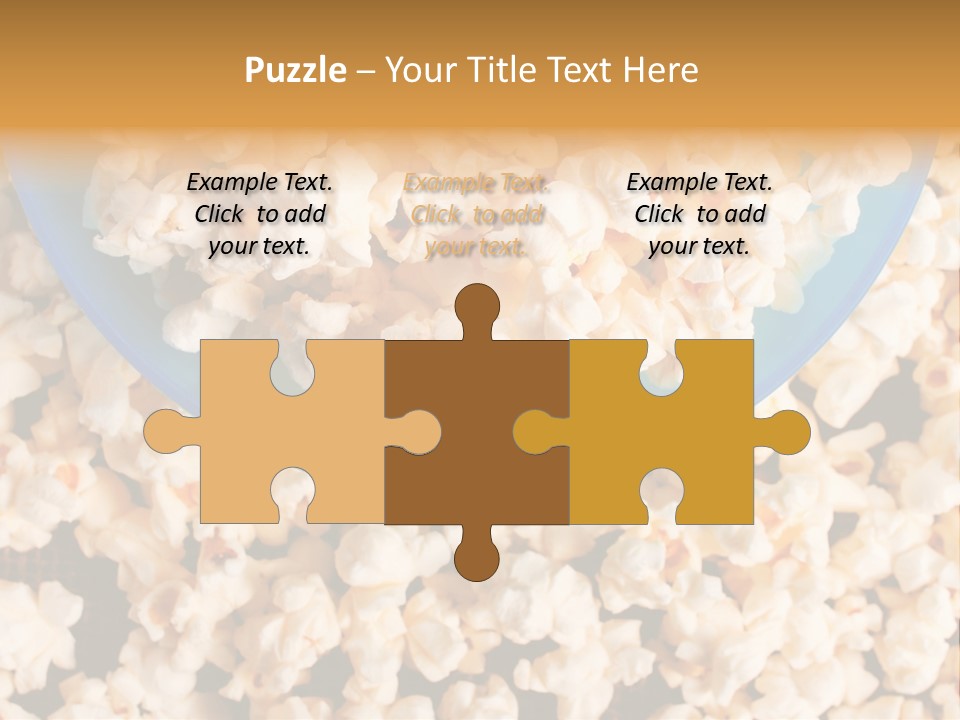 Healthy Health Popcorn PowerPoint Template