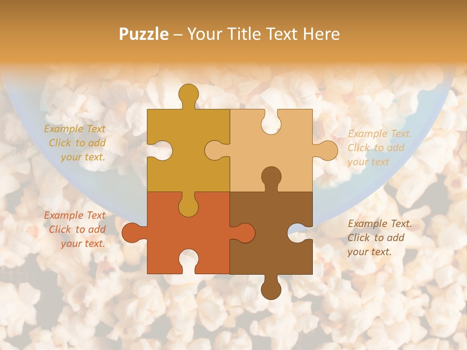 Healthy Health Popcorn PowerPoint Template