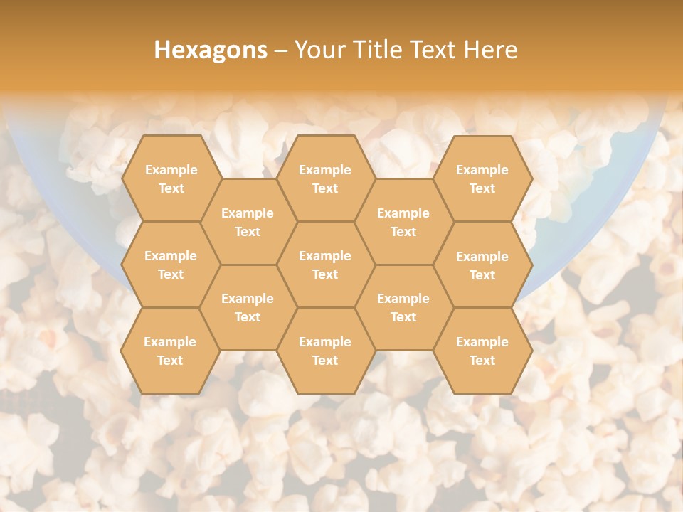 Healthy Health Popcorn PowerPoint Template