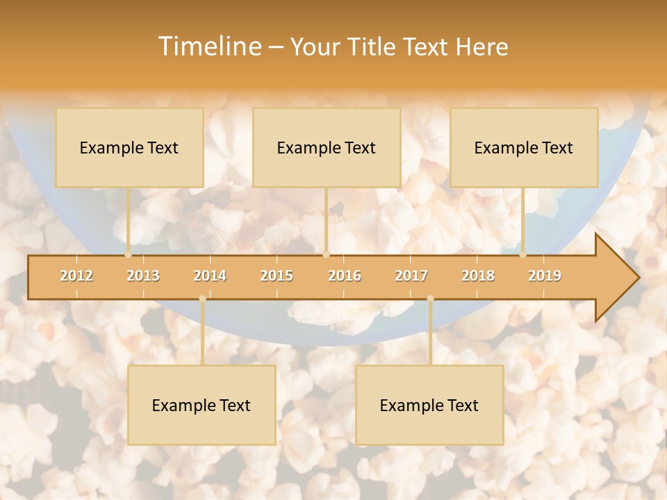 Healthy Health Popcorn PowerPoint Template