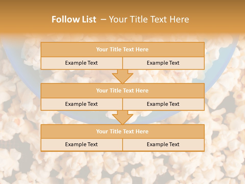Healthy Health Popcorn PowerPoint Template