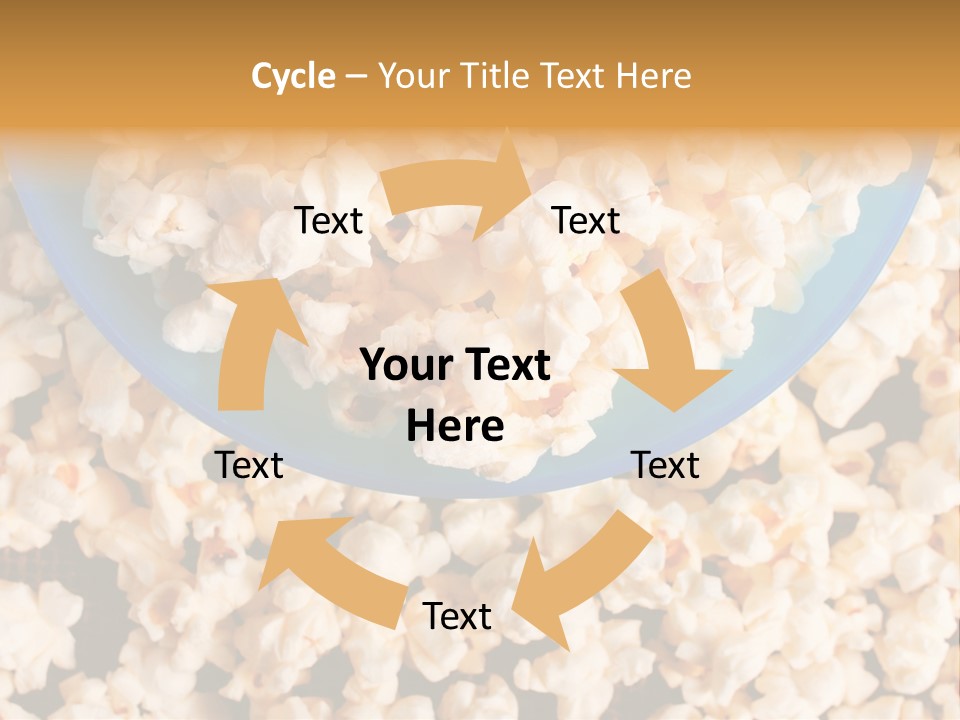 Healthy Health Popcorn PowerPoint Template