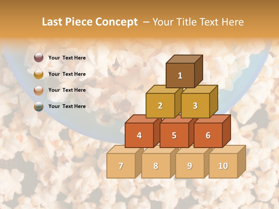 Healthy Health Popcorn PowerPoint Template