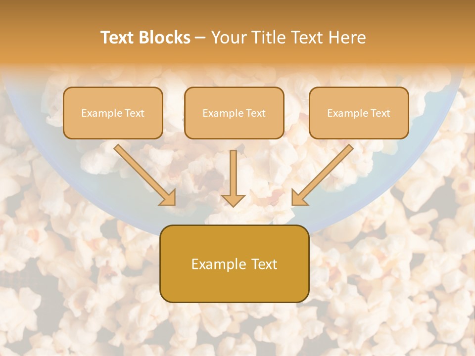 Healthy Health Popcorn PowerPoint Template