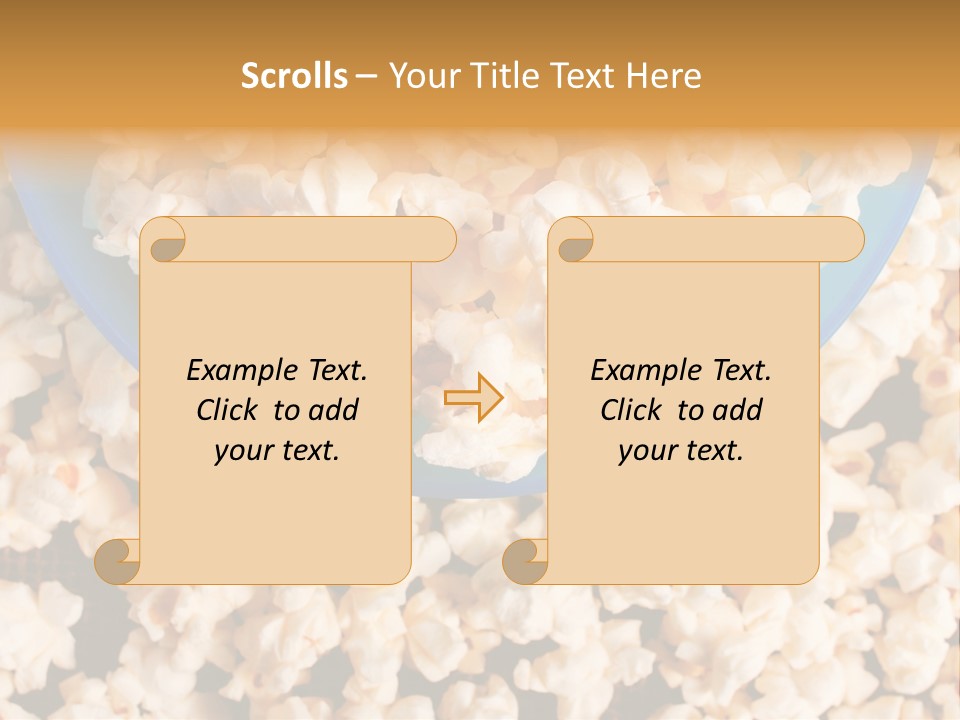 Healthy Health Popcorn PowerPoint Template