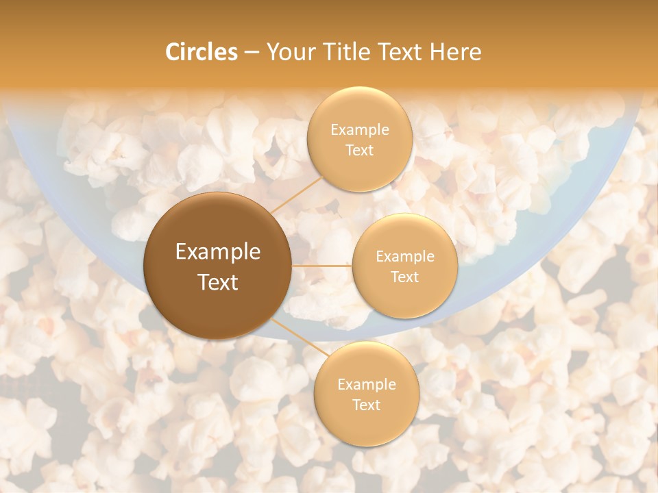 Healthy Health Popcorn PowerPoint Template