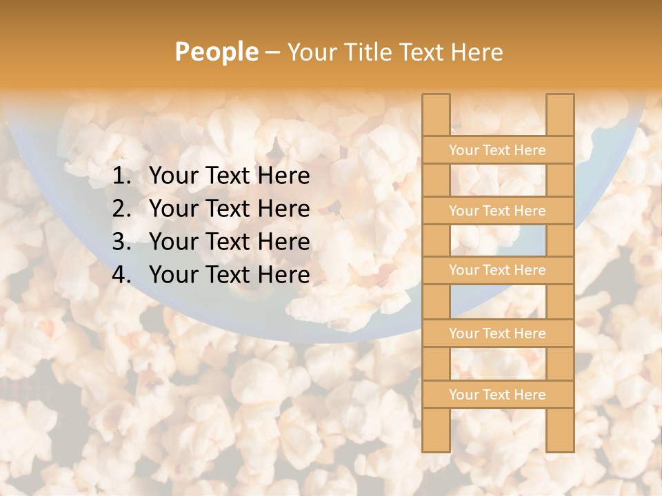 Healthy Health Popcorn PowerPoint Template