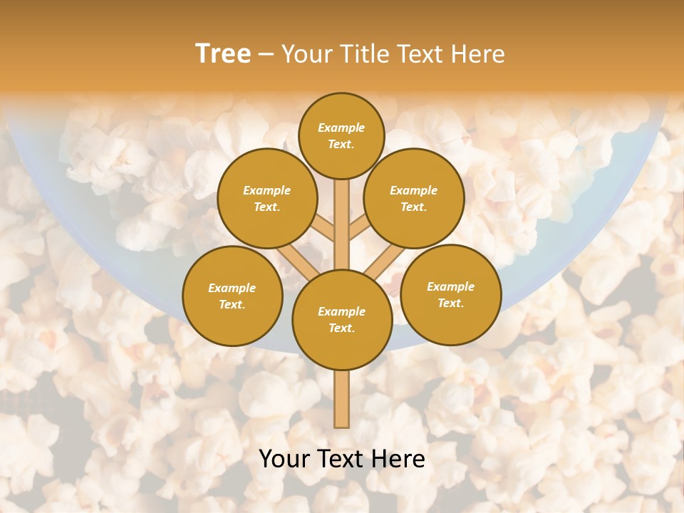 Healthy Health Popcorn PowerPoint Template