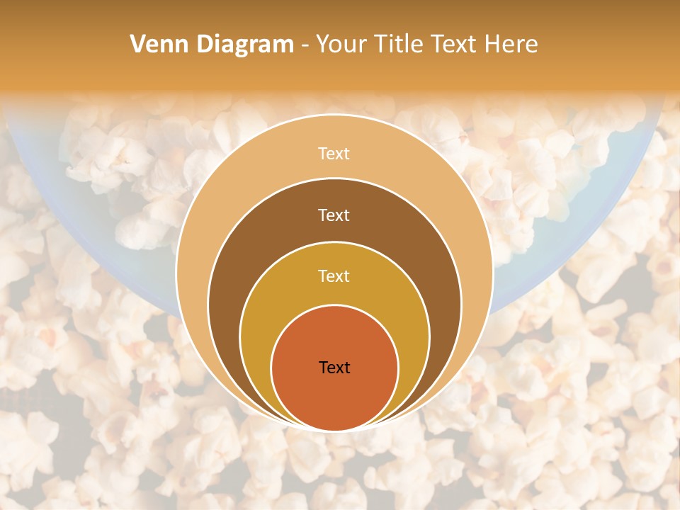Healthy Health Popcorn PowerPoint Template