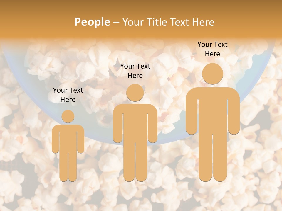 Healthy Health Popcorn PowerPoint Template