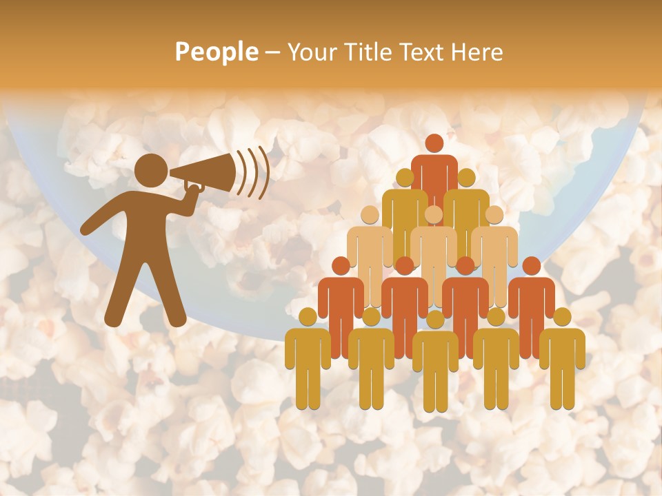 Healthy Health Popcorn PowerPoint Template