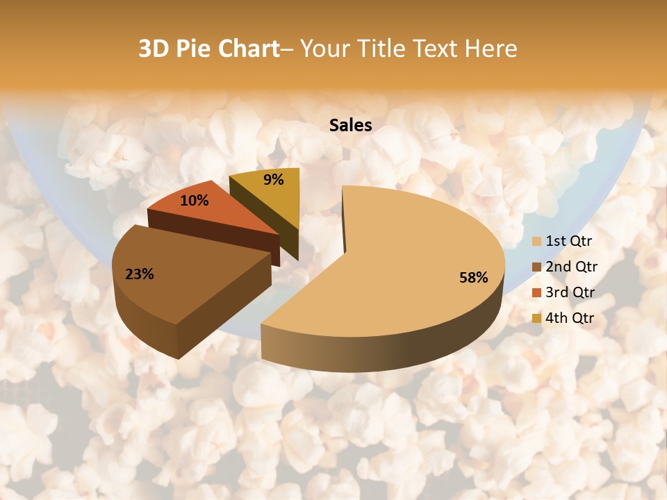 Healthy Health Popcorn PowerPoint Template