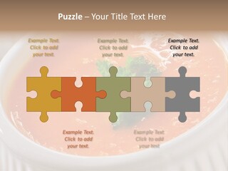 Bowl Soup Ribbed PowerPoint Template