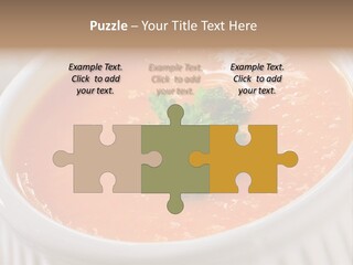 Bowl Soup Ribbed PowerPoint Template
