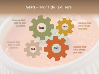 Bowl Soup Ribbed PowerPoint Template