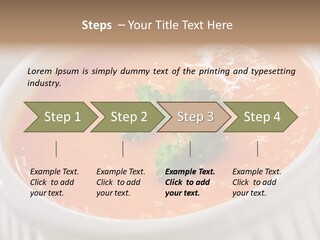 Bowl Soup Ribbed PowerPoint Template