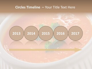 Bowl Soup Ribbed PowerPoint Template