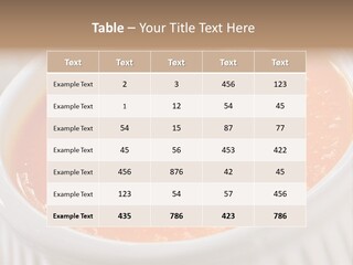 Bowl Soup Ribbed PowerPoint Template