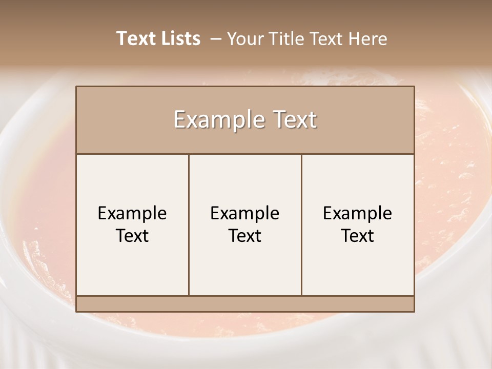 Bowl Soup Ribbed PowerPoint Template