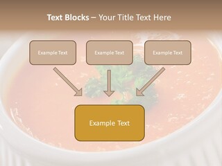Bowl Soup Ribbed PowerPoint Template