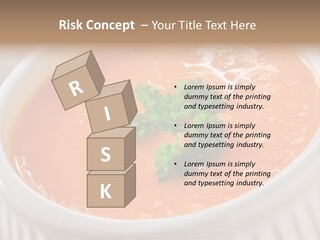 Bowl Soup Ribbed PowerPoint Template
