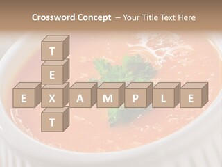 Bowl Soup Ribbed PowerPoint Template