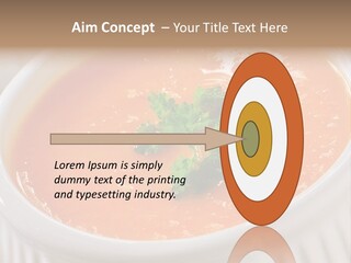 Bowl Soup Ribbed PowerPoint Template