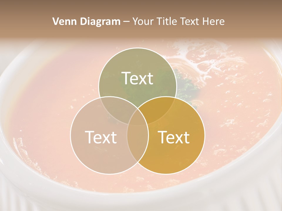 Bowl Soup Ribbed PowerPoint Template