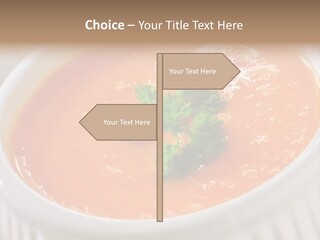 Bowl Soup Ribbed PowerPoint Template
