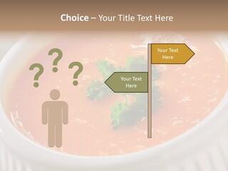 Bowl Soup Ribbed PowerPoint Template