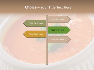 Bowl Soup Ribbed PowerPoint Template