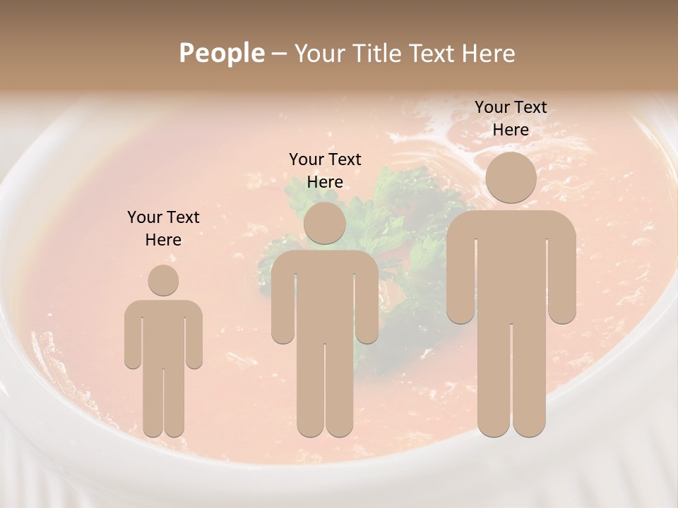 Bowl Soup Ribbed PowerPoint Template